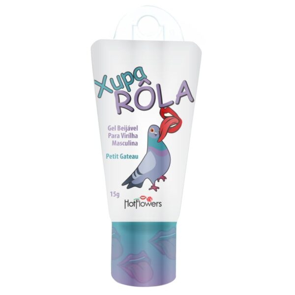 Xupa Rôla Gel Beijável Linha Xups Brasileirinhos 15G Hot Flowers