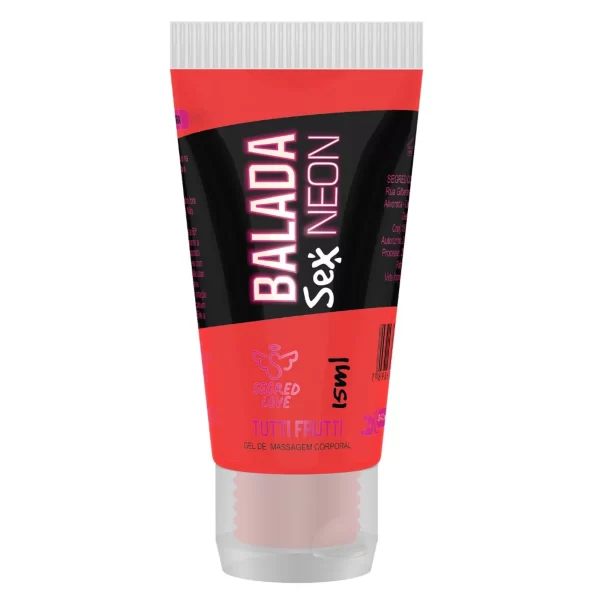 Balada Sex Neon Gel Lubrificante Beijável 15Ml Segred Love - Image 3