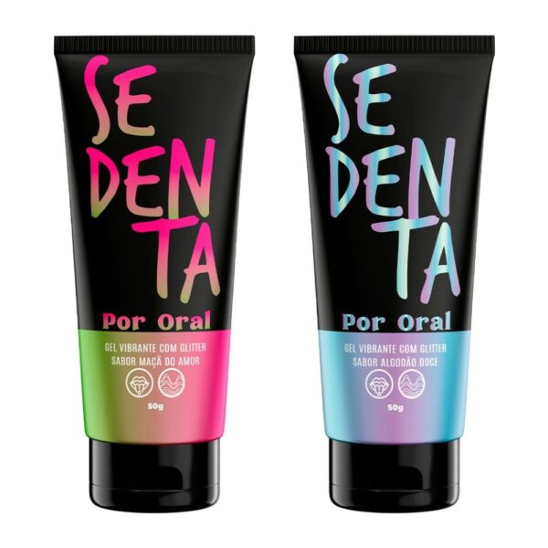 Sedenta Por Oral Gel Vibrante Com Glitter 50G Pepper Blend