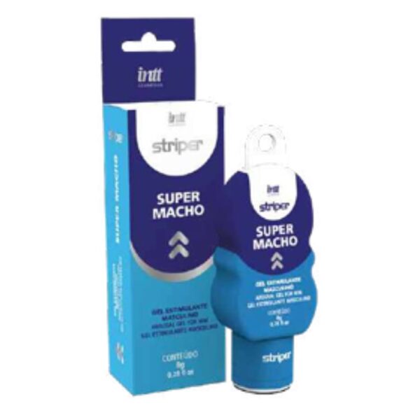 Super Macho Gel Excitante Masculino Linha Stripper 8G Intt